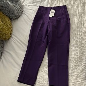 Zara Purple Women’s Pants Size M, New With Tags